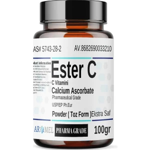 Aromel Ester C - 100 gr - C Vitamini - Kalsiyum Askorbat Ekstra Pure
