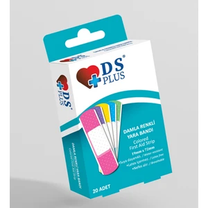 Ds Plus Renkli Yara  Bandı 20 Adet