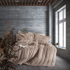 Comfortter Welsoft Yeni Nesil - Bej - Çift Kişilik Uyku Seti