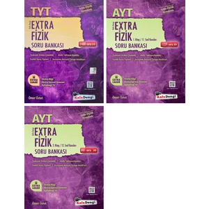 Kafa Dengi Yayınları TYT AYT Fizik Extra 1 ve 2. Kitap Soru Bankası Seti 3 Kitap 2023