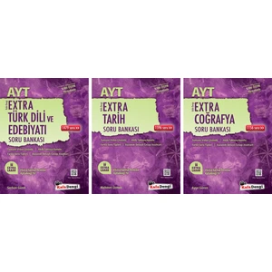 Kafa Dengi Yayınları AYT Edebiyat + Tarih + Coğrafya Extra Soru Bankası Seti 2 Kitap 2023