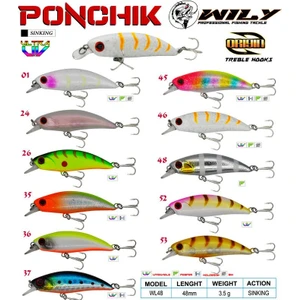 Ponchik 4,8 cm Maket Balık 3,5 gr  Sinking 48