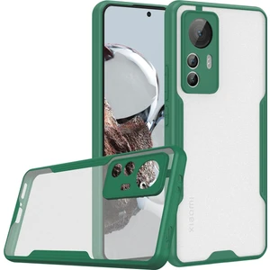 Xiaomi Mi 12T Pro Kılıf Kamera Korumalı Arkası Mat Platin Silikon