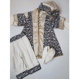 Pileki Baby 0 6 Ay ve 1 Yaş Sünnet Mevlüt Kıyafeti , Sünnetlik Mevlütlük Şehzade Bebek Hediyelik