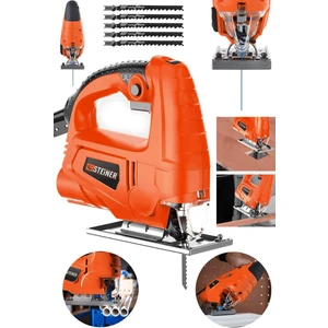 Alman 4000 W Sjs Metal Şanzuman 6 Kademe Devirli Bakır Sargili Dekupaj Testere Makinesi 5 Uç