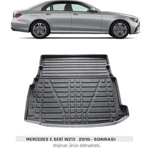 Born Garage 2016 Mercedes E Serisi Bagaj Havuzu Araca Özel Üretim ve Tam Uyumlu Kokusuz Kaucuk