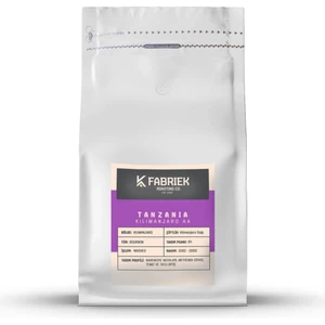 Fabriek Roasting Co. Tanzania Kilimanjaro Aa 100 gr