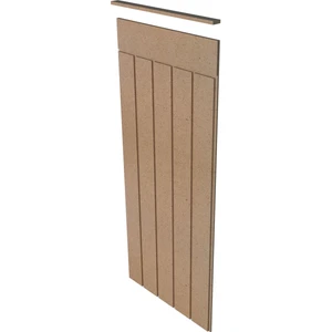 Dekoratif Duvar Paneli, Boyanabilir Ahşap 10 mm Ham Mdf Duvar Paneli