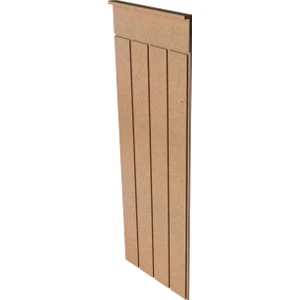 Dekoratif Duvar Paneli, Boyanabilir Ahşap 10 mm Ham Mdf Duvar Paneli