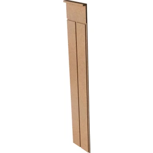 Dekoratif Duvar Paneli, Boyanabilir Ahşap 10 mm Ham Mdf Duvar Paneli