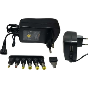 O3122 3-12 Volt 2 Amper Çok Uçlu Kademeli Plastik Kasa Adaptör