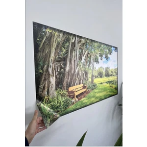 Akıllı Kağıt Çerçeve Görünümlü Tutunma Özellikli Tablo Huzur 70 - 46 cm