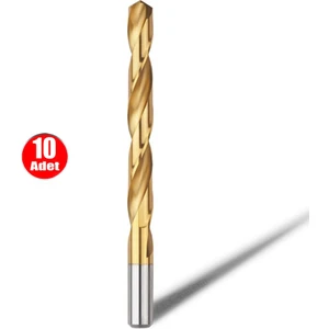 Titanyum Matkap Ucu Hss Metal Ahşap Plastik - 3 mm _10 Adet