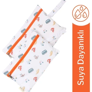 Beepsy Mama Yoyo Islak ve Kirli Eşyalar için Su Geçirmez Çanta Seti 20x30 cm ve 25x35 cm