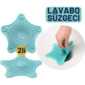 Multi Kullanım 2 li Vantuzlu Lavabo Gider Süzgeci 714356