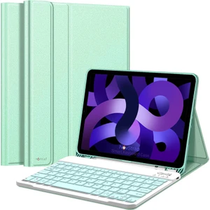 Apple iPad Air 4/5 Nesil 10.9 inç iPad Air 11 inç Uyumlu Bluetooth Klavyeli Kılıf Standlı