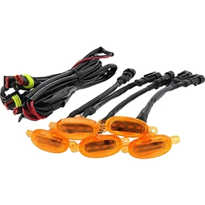 5 Adet Araba Ön Tampon LED Izgara Işık Ön Izgara Drl Gündüz Çalışan Işık Suv Ford F-150 Raptor 2014-2020 (Yurt Dışından)