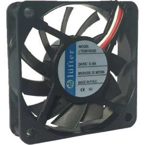 60X60X15MM 24V 0.15A Dc Kare Fan