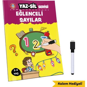 Çocuk Akademi Yaz Sil Serisi- Eğlenceli Sayılar - Özlem Durhat