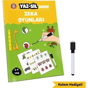 Çocuk Akademi Yaz Sil Serisi- Zeka Oyunları - Özlem Durhat