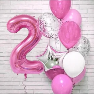 Çıtı Pıtı Store Fuşya Yaş Balon Set 2