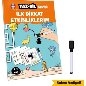 Çocuk Akademi Yaz Sil Serisi- Ilk Dikkat Etkinliklerim - Özlem Durhat