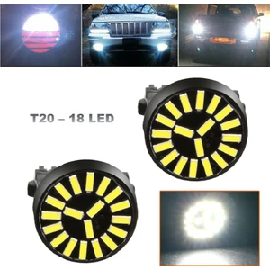 T20 Tek Duy 18 Smd Beyaz Renk Ampul 2'li Paket