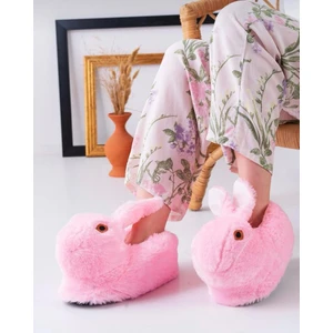 Nokta Ayakkabı Çanta Pembe Tavşan Panduf