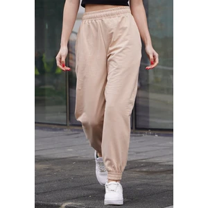 Bej Comfort Fit Basic Eşofman Altı MG1635