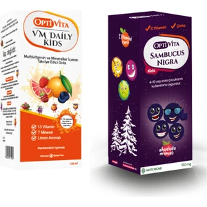 Sambucus Nigra Kids Şurup + Vm Daily Multivitamin Şurup