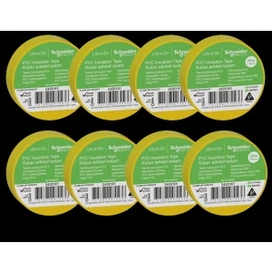 Schneider Electric Schneider 8li Sarı Pvc Izolasyon Bandı 20MT*19MM 2420101-8