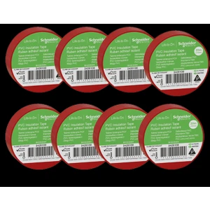 Schneider Electric Schneider 8li Kırmızı Pvc Izolasyon Bandı 20MT*19MM 2420100-8