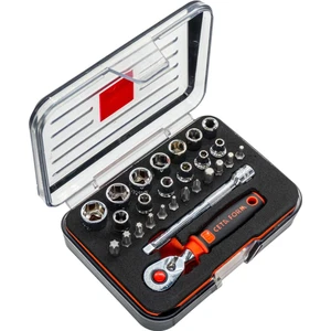 Ceta Form C00-27PH5 1/4" 6 Köşe Lokma Takımı 27 Parça (P.kutu)