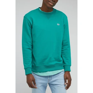 Regular Fit Normal Kesim %100 Pamuk Bisiklet Yaka Yeşil Sweatshirt