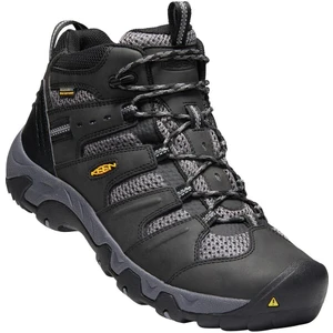 Koven Mid Wp M-Black/steel Grey - Su Geçirmez Erkek Yürüyüş Botu - Gri
