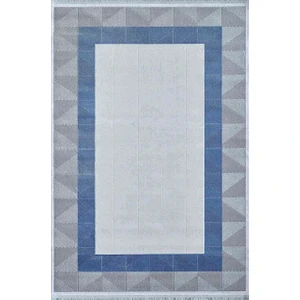 Mina Serisi 09101C Gri - Mavi Halı