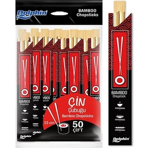 Bambu Çin Çubuğu (Chopsticks) 23 cm 50 Çift