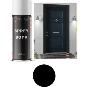 Mat Siyah Çelik Kapı Sprey Boyası 400 Ml