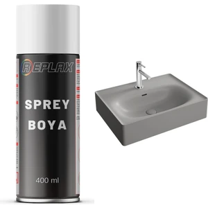 Gri Mutfak Banyo Lavabo Evye Sprey Boyası Suya Dayanıklı 400 Ml