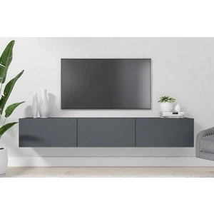 Dizayn Beliz Tv Ünitesi Tv Sehpası Alt Modül Gri 200 cm Mdf