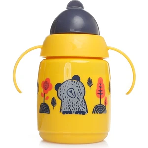 Tommee Tippee 300 ml Pipetli Alıştırma Bardağı Kulplu Asortili