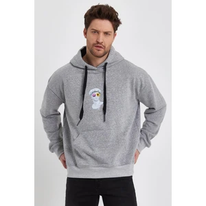 Alexander Gardi Baskılı Kapüşonlu Sweatshirt (E22-757A-04)
