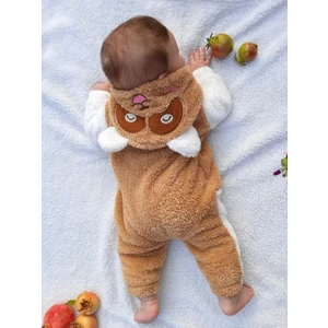 Welsoft Peluş  Fermuarlı Kışlık Panda Bebek Uyku Tulumu