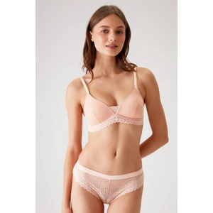Pierre Cardin Somon 4832 Lucca Pedli Balensiz Dantelli Comfy Sütyen ve Brazilian / Iç Çamaşır Takımı