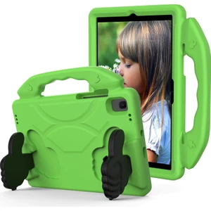 M.TK Moveteck Lenova M10 Plus 10.6inç 3.jenarasyon(3.nesil) Uyumlu Kılıf Karakterli Tutmalı Silikon Tablet Kılıfı Ibuy Like Parmaklı Çocuk Eğlenceli TB125FU