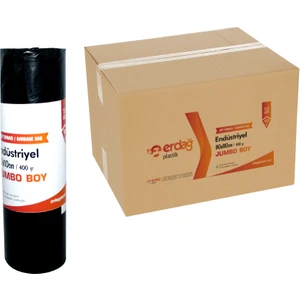 Jumbo Çöp Poşeti 80*110 400 gr 1 Koli 20 Rulo x 10 Adet