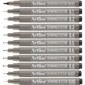 Drawing System Teknik Çizim Kalemi 11'li Tam Set-4