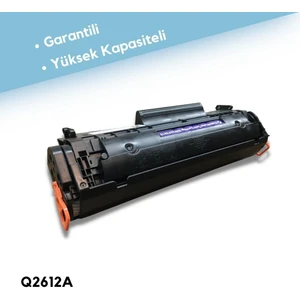 YKT Teknoloji̇ Hp Q2612A Muadil Toner - Hp 1010/ 1012 / 1015/ 1018/ 1020/ 1022/ 1022N/ 1022NW/ 3015/ 3020/ 3030/ 3050/ 3052/ 3055/ M1005/ M1319F