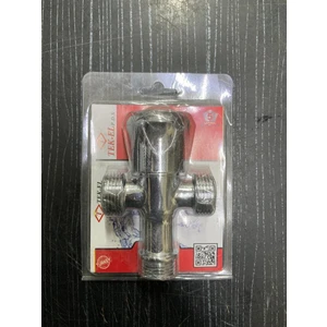 Tek-El Armature Çift Çıkışlı Çamaşır Makinası Musluğu