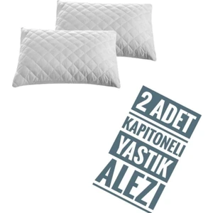 AY Home  YASTIK ALEZİ  YASTIK KORUYUCU  100 % SIVI GEÇİRMEZ  FERMUARLI  MAKINADA YIKANİLABİLİNİR  100% PAMUKLU  KAPITONELİ